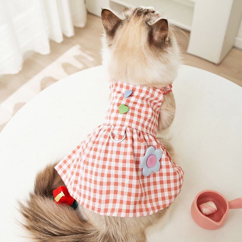 Plaid Towable Strap Skirt
