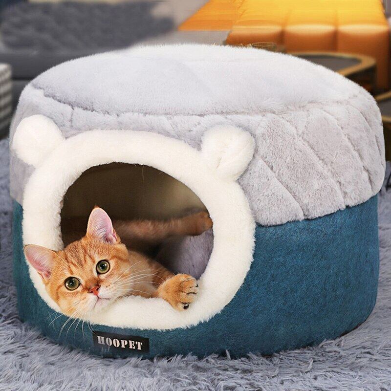 Small Plush Cat House