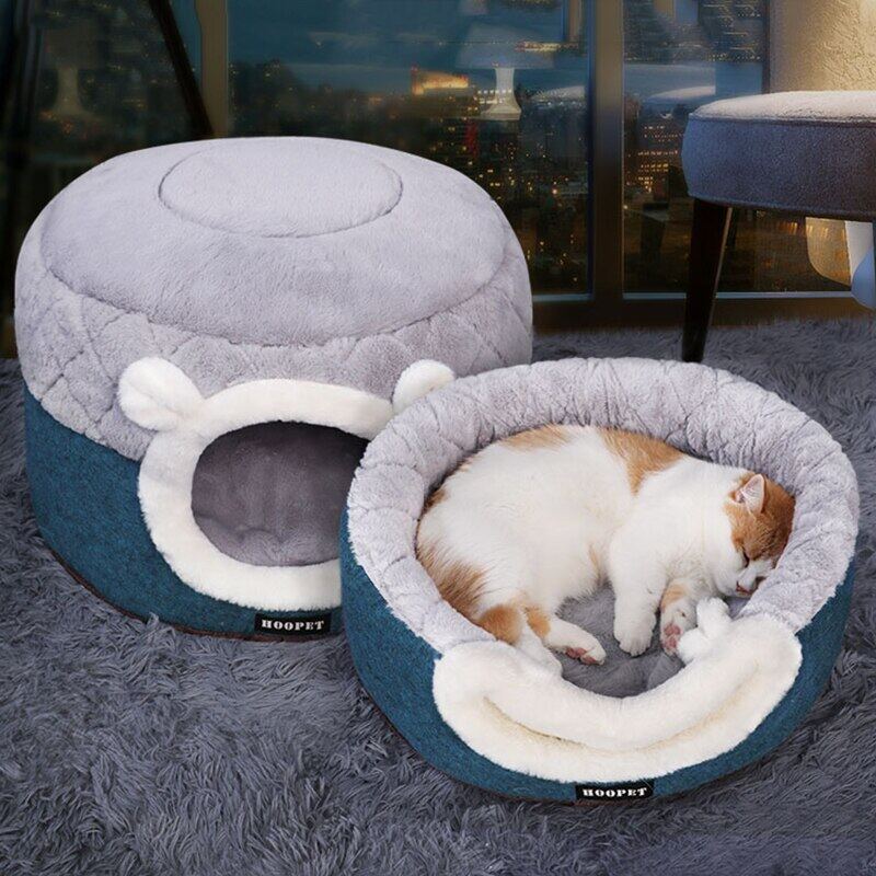 Small Plush Cat House