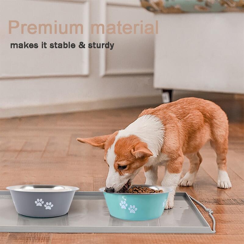 Stainless Steel Non-slip Dog Bowls